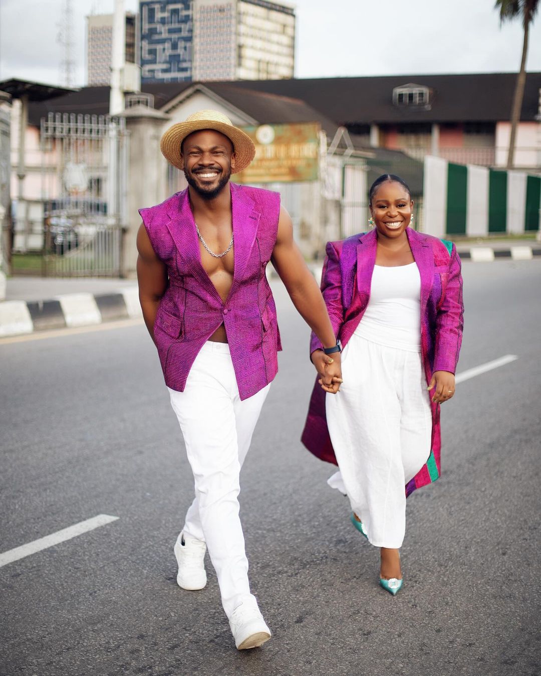 Magenta Couple Set